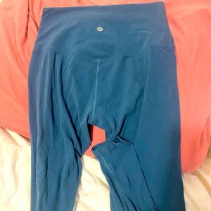 discontinued blue lululemon align leggings